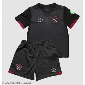 West Ham United Seconda Maglia Bambino 2024-25 Manica Corta (+ Pantaloni corti)